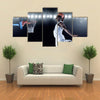 Basketball Player scoring a slam dunk basket Multi panel canvas wall art