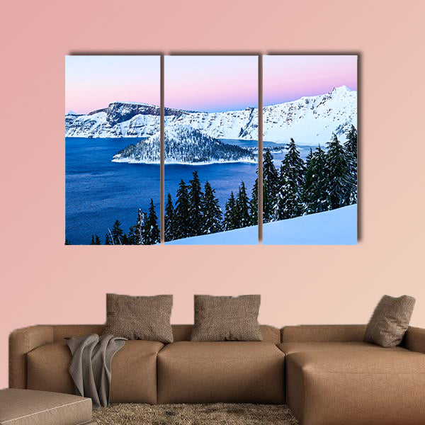 Lake Oregon Crater Lake National Park Multi panel canvas wall art