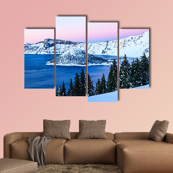 Lake Oregon Crater Lake National Park Multi panel canvas wall art