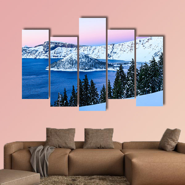 Lake Oregon Crater Lake National Park Multi panel canvas wall art