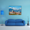 Kranj, Slovenia - Panorama view multi panel canvas wall art