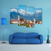 Kranj, Slovenia - Panorama view multi panel canvas wall art