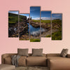 Rocky coastline on Rubha Hunish peninsula, Isle of Skye, Scotland wall art