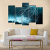 Lightning Multi Panel Canvas Wall Art