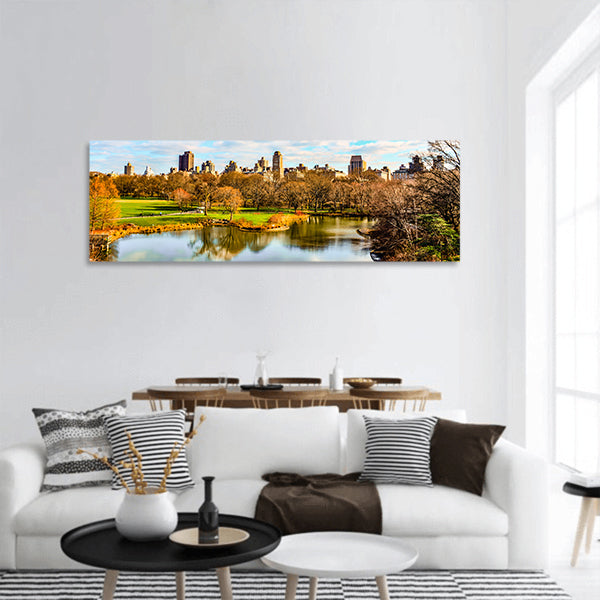 Central Park Panoramic Canvas Wall Art