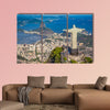 Aerial panorama of Botafogo Bay and Sugar Loaf Mountain, Rio De Janeiro multi panel canvas wall art