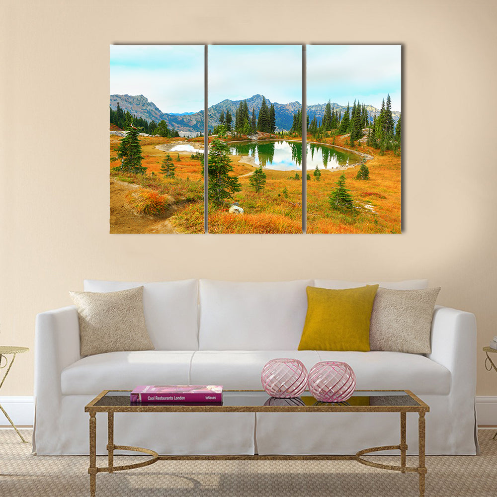 Mount Rainier national park, Washington Multi Panel Canvas Wall Art
