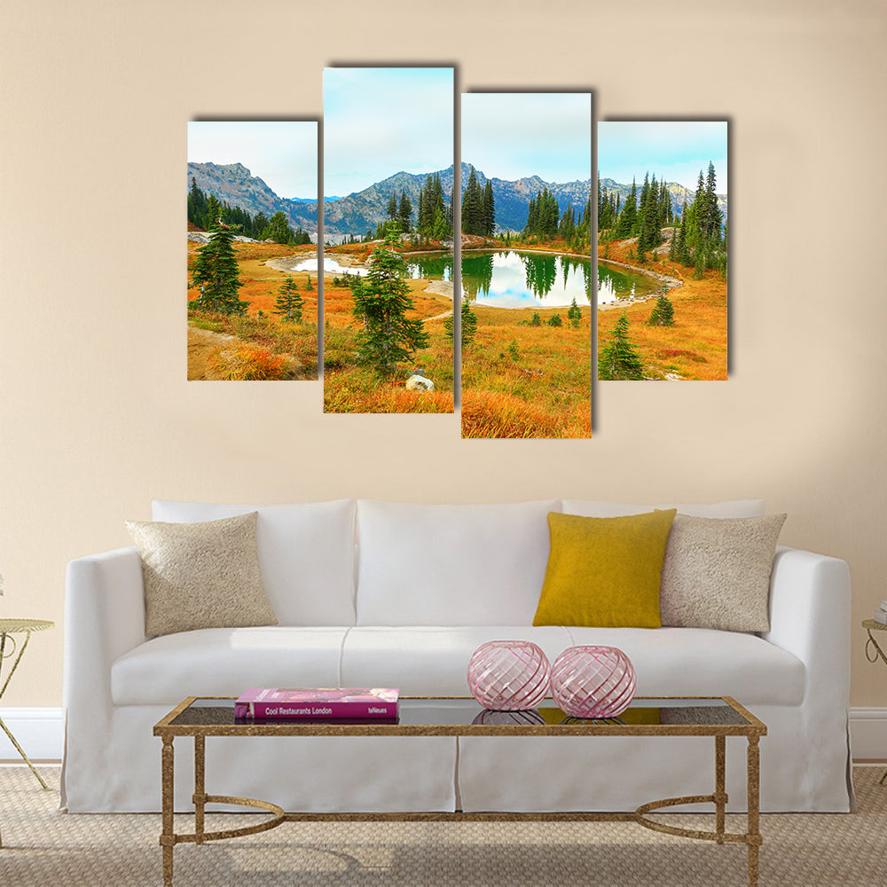 Mount Rainier national park, Washington Multi Panel Canvas Wall Art