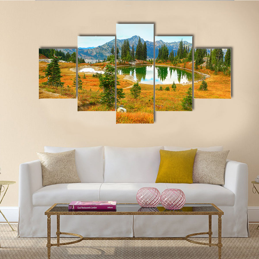 Mount Rainier national park, Washington Multi Panel Canvas Wall Art