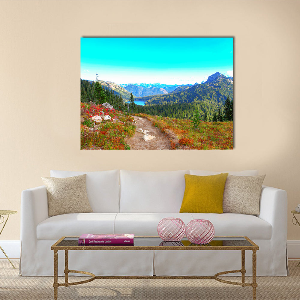 Mount Rainier national park, Washington Multi Panel Canvas Wall Art