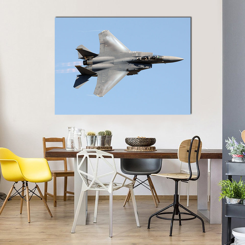 USA Air Force Jet Moving At High Speed Multi Panel Canvas Wall Art