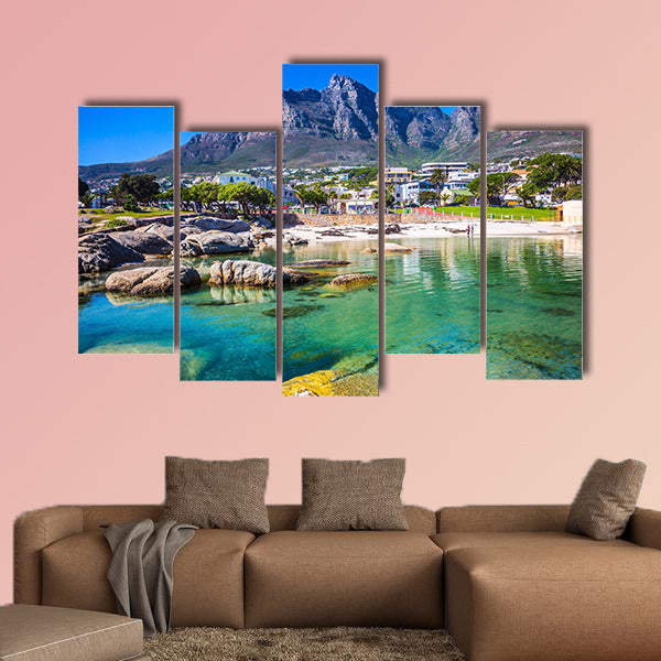 Panorama of Cape Town, South Africa multi panel canvas wall art