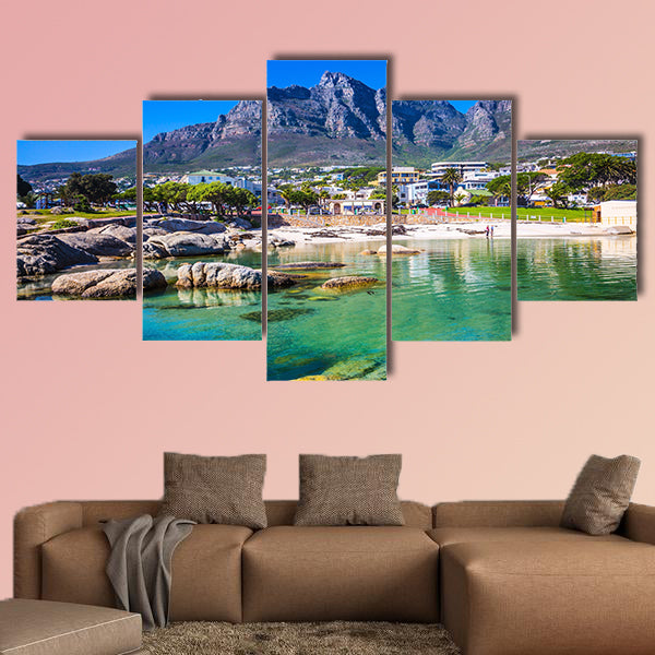 Panorama of Cape Town, South Africa multi panel canvas wall art