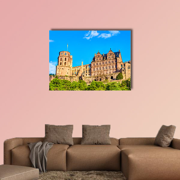 Heidelberg Castle is a ruin in Germany and landmark wall art
