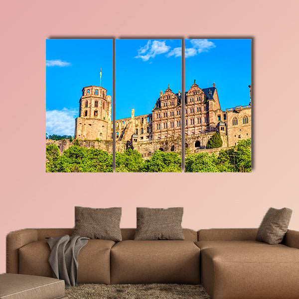 Heidelberg Castle is a ruin in Germany and landmark wall art