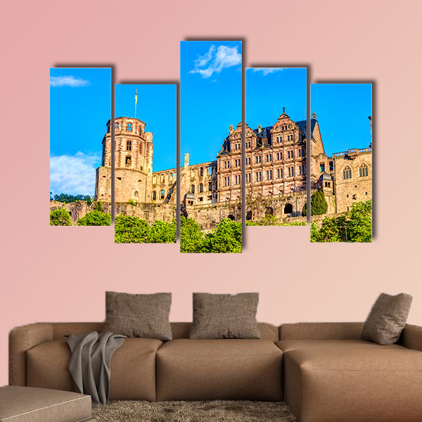 Heidelberg Castle is a ruin in Germany and landmark wall art