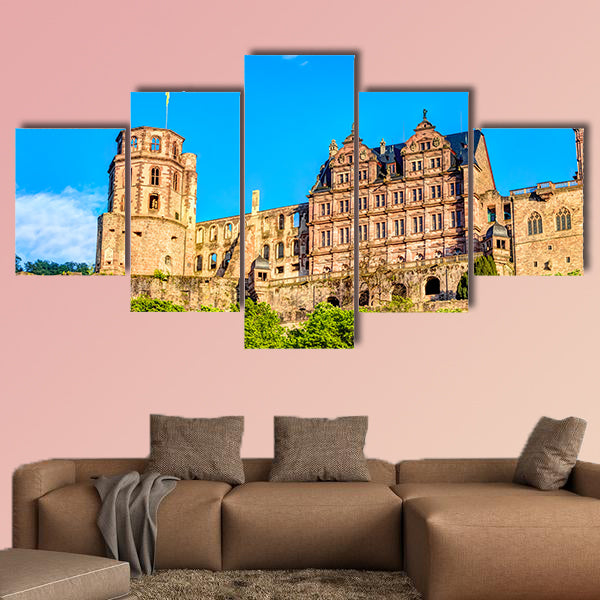 Heidelberg Castle is a ruin in Germany and landmark wall art