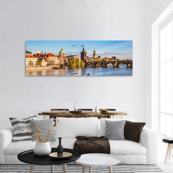 Czech Republic skyline panoramic canvas wall art