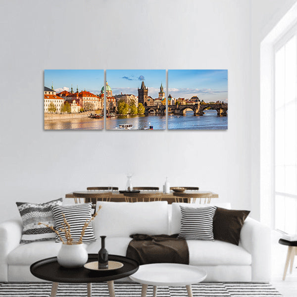 Czech Republic skyline panoramic canvas wall art