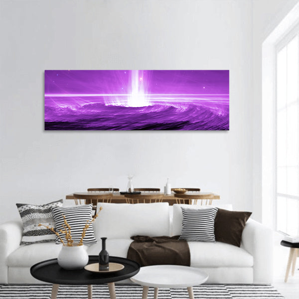 Cosmic Ray Panoramic Canvas Wall Art