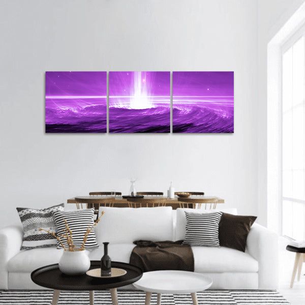 Cosmic Ray Panoramic Canvas Wall Art
