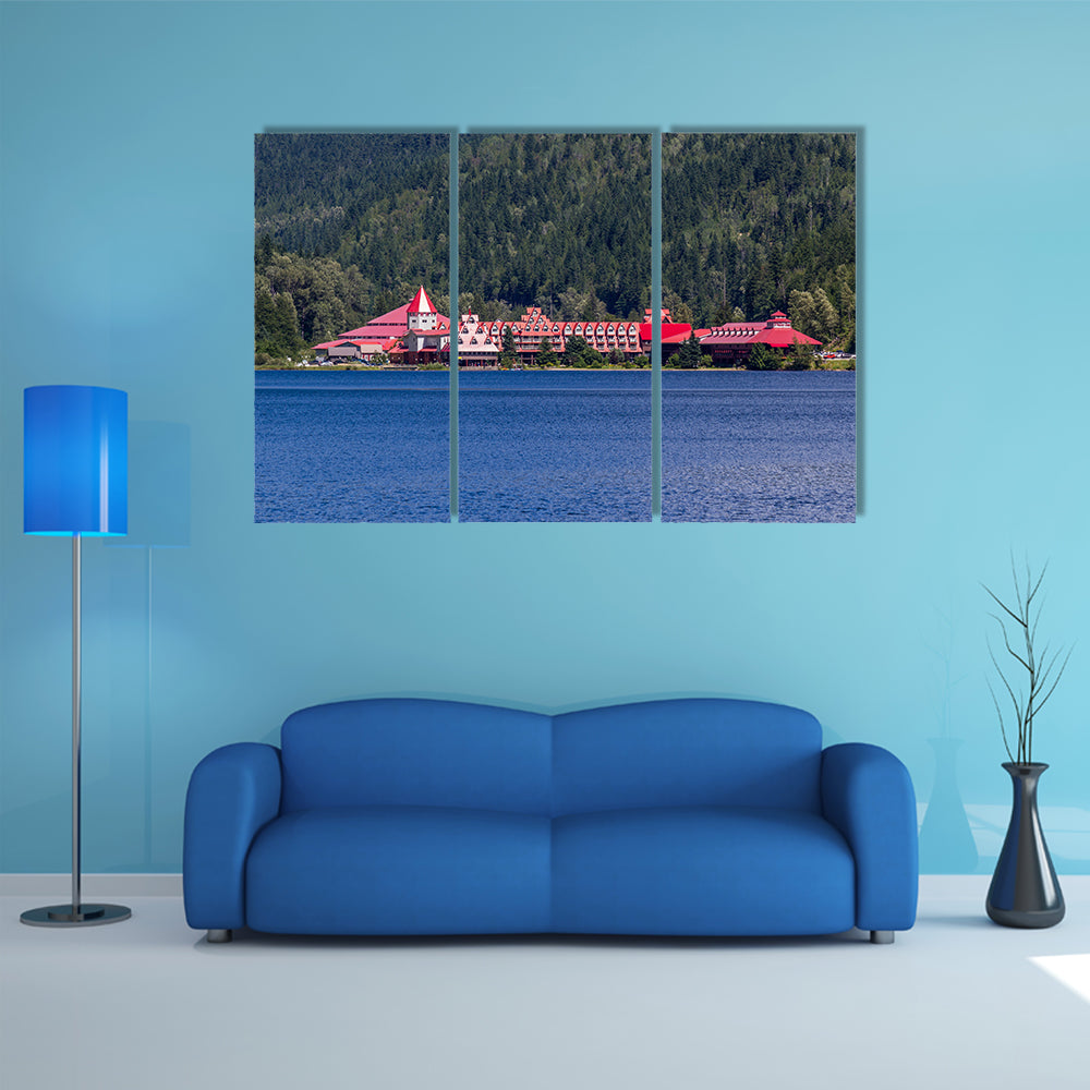 The Valley Gap Chateau Canada Multi Panel Canvas Wall Art