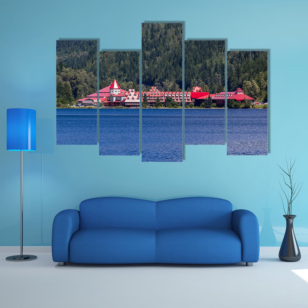 The Valley Gap Chateau Canada Multi Panel Canvas Wall Art