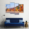 Scene Of A Beautiful Architecture Of Marina At Dusk, Cairo, Multi Panel Canvas Wall Art