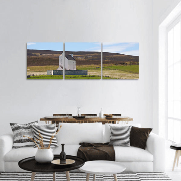 Corgarth Castle panoramic canvas wall art