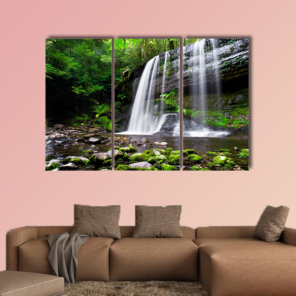 Russell Falls in Tasmania, Australia multi panel canvas wall art
