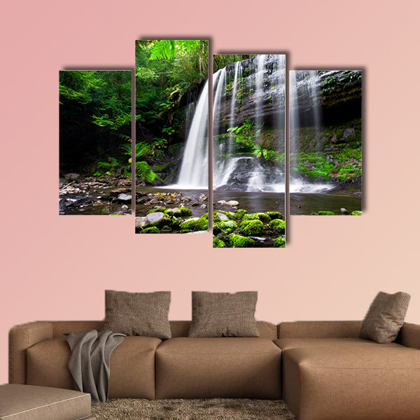 Russell Falls in Tasmania, Australia multi panel canvas wall art