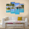 Hotel's swimming pool Tobago Multi panel canvas wall art