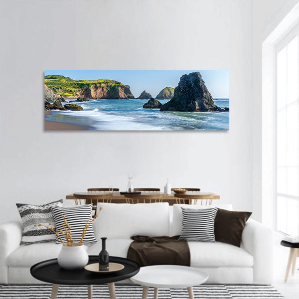 Rodeo Beach Panoramic Canvas Wall Art