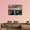 Landscape with a view of the waterfall in the Mongolia, multi panel canvas wall art