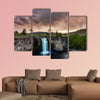 Landscape with a view of the waterfall in the Mongolia, multi panel canvas wall art