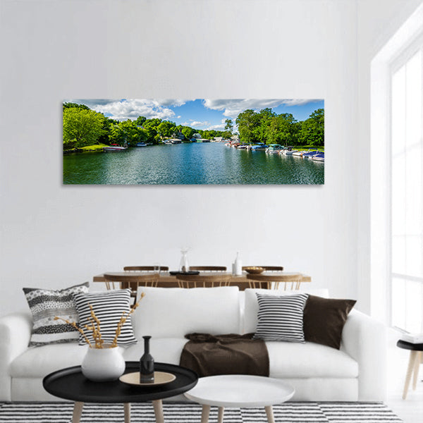 Lakeport Panoramic Canvas Wall Art