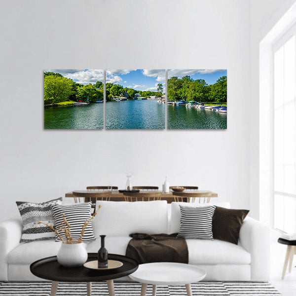 Lakeport Panoramic Canvas Wall Art
