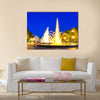 The beautiful show of dancing fountains  multi panel canvas wall art