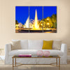 The beautiful show of dancing fountains  multi panel canvas wall art