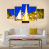 The beautiful show of dancing fountains  multi panel canvas wall art