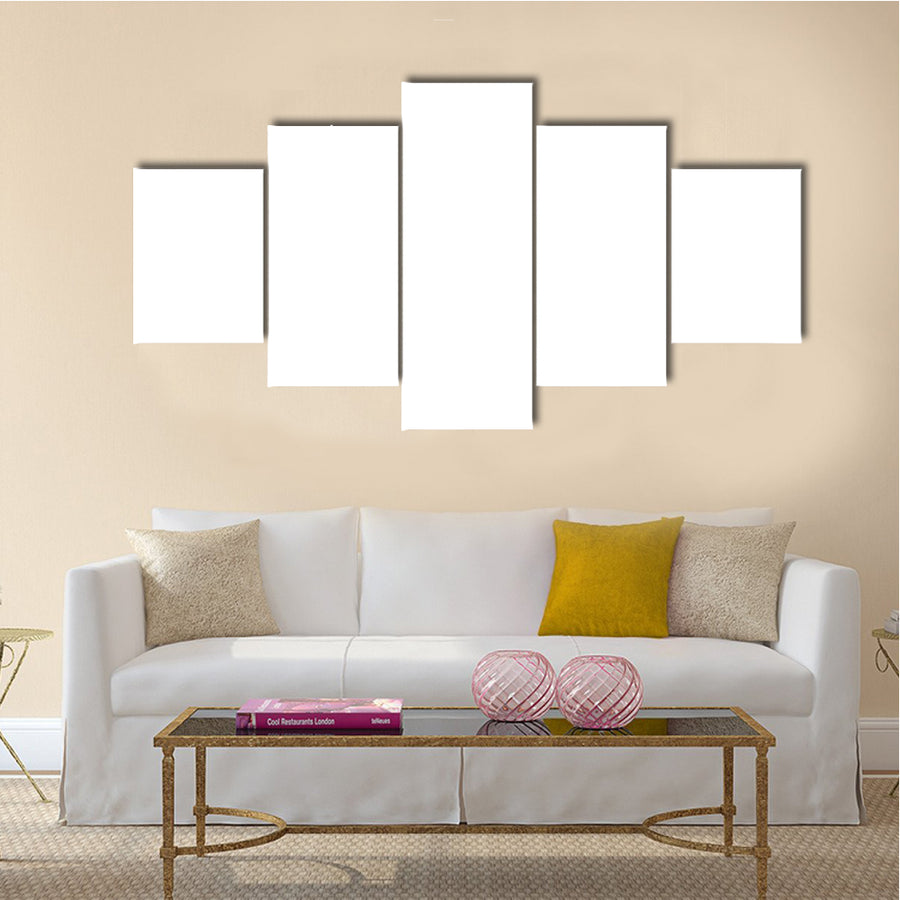 5 Panels Print - Custom Star Horizontal, Multi Panel Canvas Wall Art, For Home And Office Decor