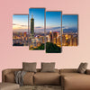 City of Taipei at night, Taiwan multi panel canvas wall art