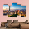 City of Taipei at night, Taiwan multi panel canvas wall art