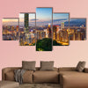 City of Taipei at night, Taiwan multi panel canvas wall art