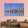 Wide angle view of Shanghai, China multi panel canvas wall art