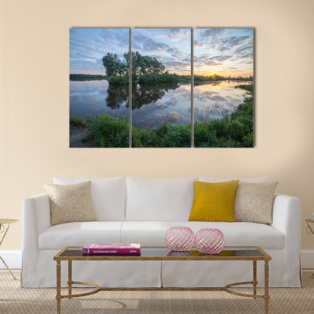 Swamp in the forest Multi panel canvas wall art