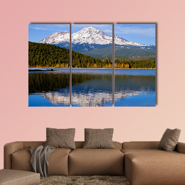 Snowy Mountain in Northern California multi panel canvas wall art