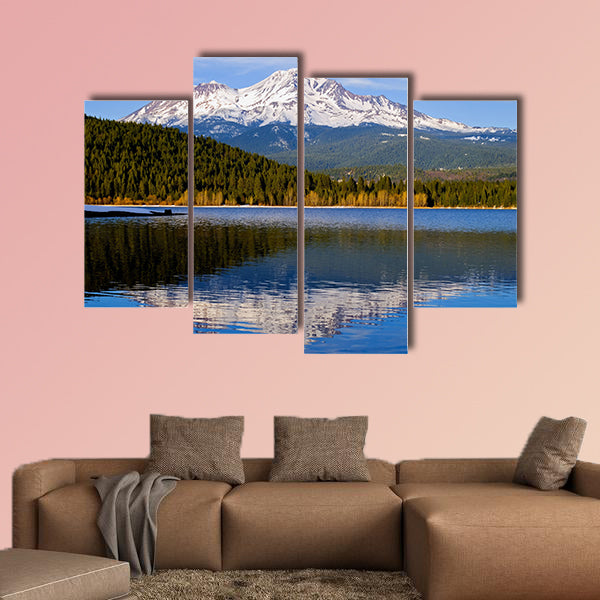 Snowy Mountain in Northern California multi panel canvas wall art