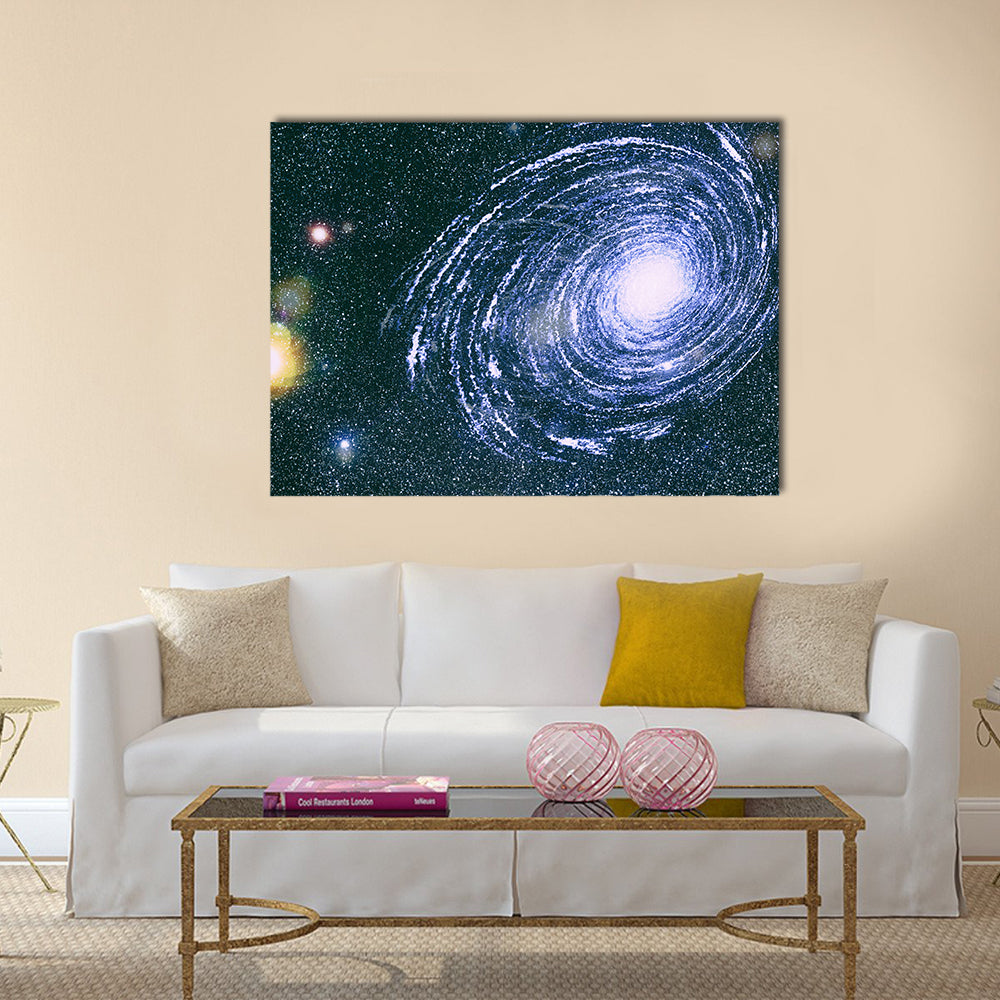 Starry outer space background texture .Deep space Multi Panel Canvas Wall Art