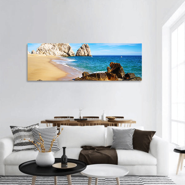 Beach Panoramic Canvas Wall Art